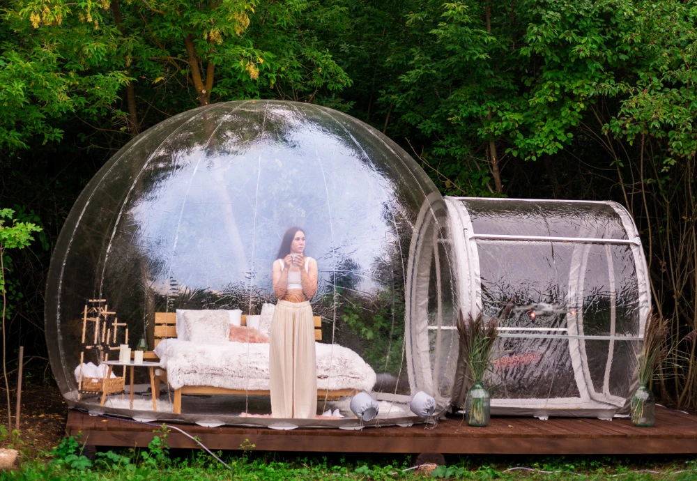 clear camping bubble tent